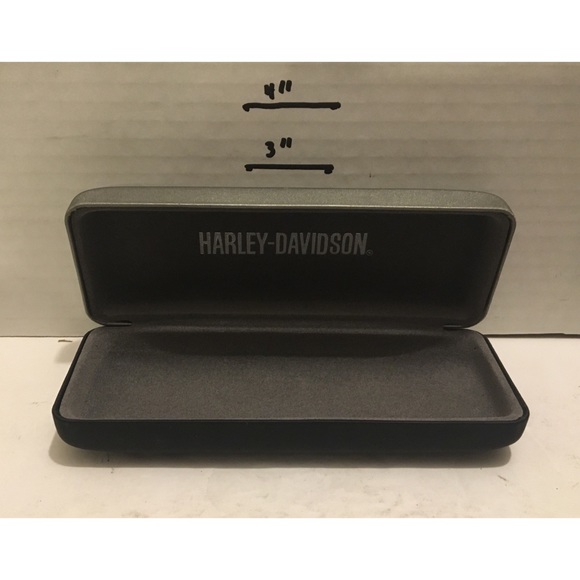 Harley-Davidson eyeglasses sunglasses case gray black - Picture 7 of 7
